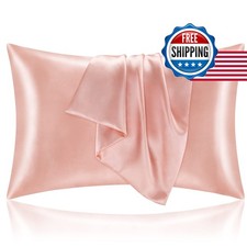 Bedelite Satin Pillowcases Standard Size 20X26 Inch Coral Set Of 2 1
