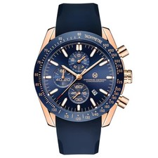 PAGRNE PAGANI DESIGN WATCH WATERPROOF BLUE & BROWN PG-5140