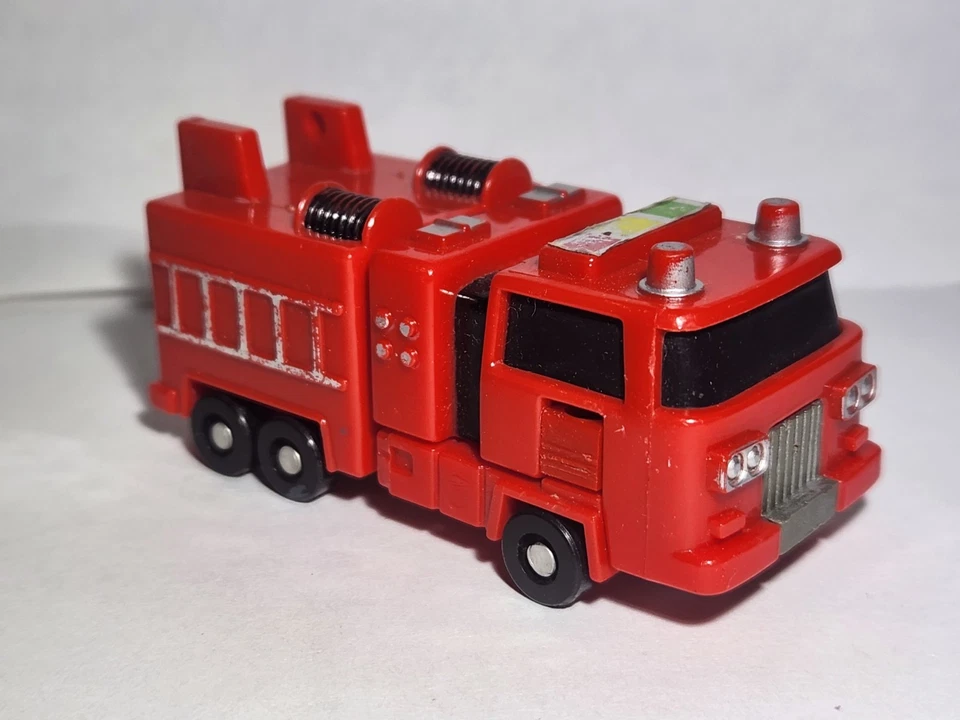 Camión de bomberos transformador Remco Zybot 1984 de colección Foto 2 de 4