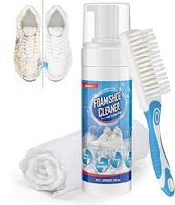 Sneaker Cleaner Foam 6.76 fl oz Shoe Cleaning Kit for White Shoes Stain Remover