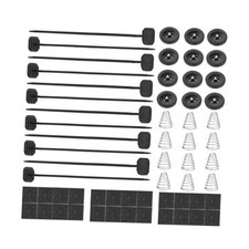 3PCS Car Fan Mounting Kit, Vehicle Electric Radiator Fan Ties Straps 3 Pcs