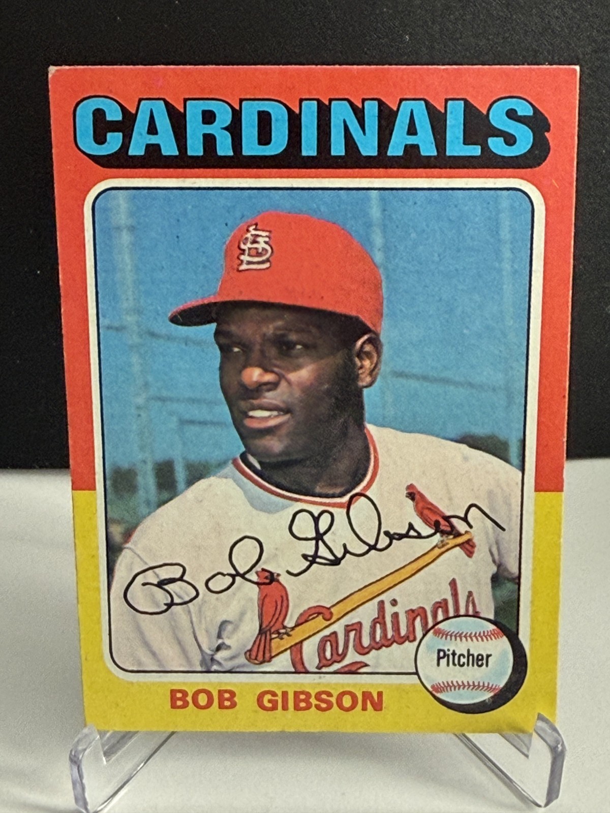 Bob Gibson #150 Baseball Cards 1975 Topps trading card — raw and PSA graded price guide