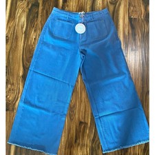 Umgee Boutique- Denim Stretch wide bottoms/pants Size Small/ NEW