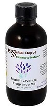 English Lavender Fragrance Oil - 4 oz - Supplied in 4 oz. Amber Glass Bottle wit