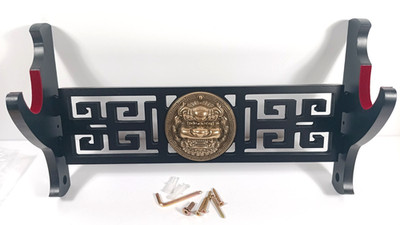 Sword Wall Mount Sword Holder Velvet Padded Display Stand Padded Katana 1-Tier