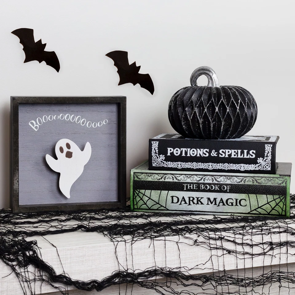 Magic Nesting Halloween Books Set of 2; Hidden Spooky Holiday Themed Fake Books - Image 3 of 4