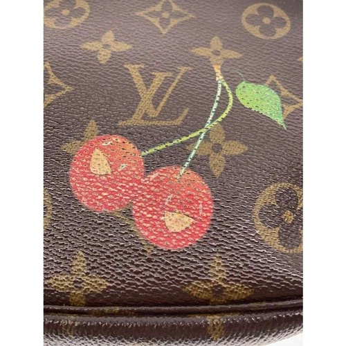 Louis Vuitton Monogram Cherry Pochette Accessoires M95008 Brown PVC Women - Picture 9 of 10