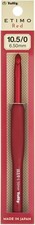 Etimo Red Crochet Hook W/Cushion Grip-Size 10.5/6.50mm