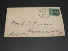 USA Warren PA cover stains fold *4174