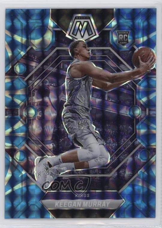 2022-23 Panini Mosaic Rookies Reactive Blue Prizm Keegan Murray #227 09br