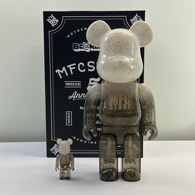 Medicom Bearbrick MFC Store 5th Anniversary, 400% & 100% Set, New Open Box