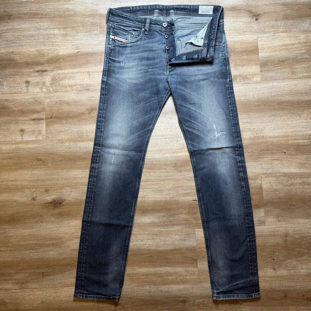 Jeans Diesel R18T8 Stretch Belther-R - Coupe Slim Conique, Taille 30/32, Neuf Avec étiquettes