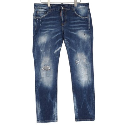 Dsquared2 Jeans Paint Splash Herren Regular Straight Ut4 Größe W36 L32