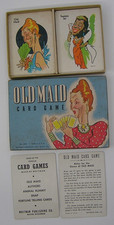 Vintage Old Maid Card Game Whitman 2996 in Origiinal Cardboard Box