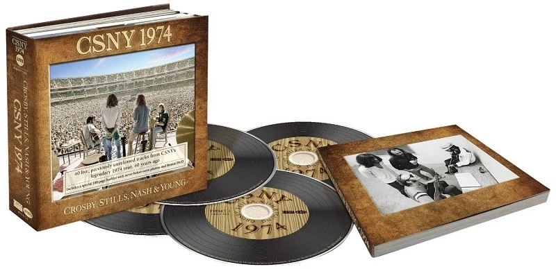 STILLS,NASH & YOUNG CROSBY - CSNY 1974 3 CD + DVD NEUF - Photo 1/1