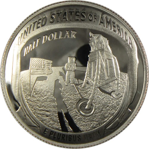 2019 S Apollo 11 50th Anniversary Commemorative Clad Half Dollar Proof