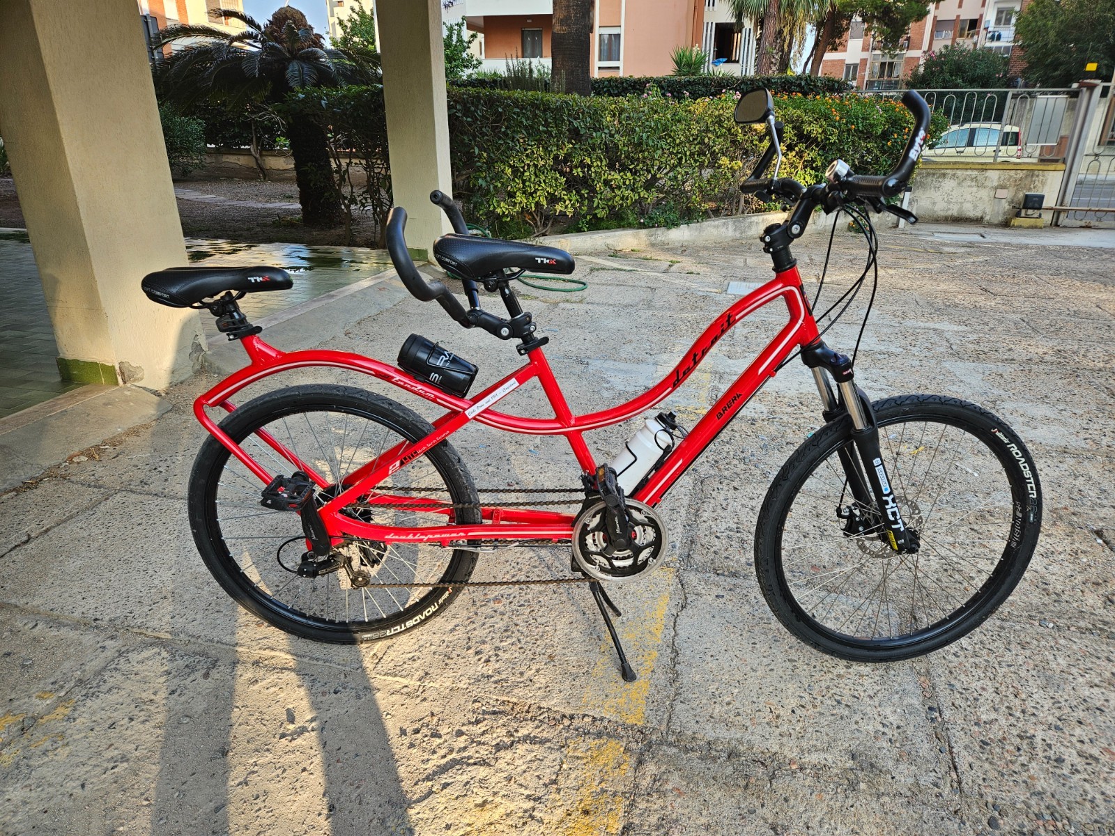 Bicicletta tandem Brera rossa - solo ritiro a mano