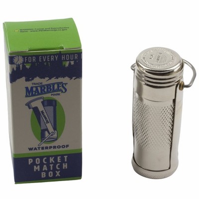 Marbles Match Safe Waterproof Stainless From Original 1900 Patent