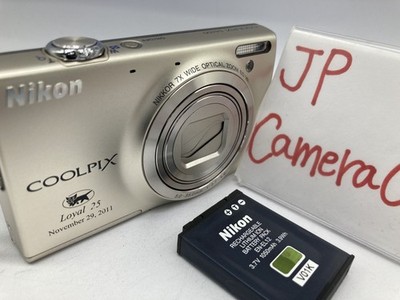 Excellent Nikon COOLPIX S6100 16.0MP Digital Camera gold 7x Zoom 3441