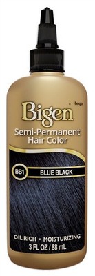 Bigen Semi-Permanent Haircolor #Bb1 Blue Black 3 Ounce