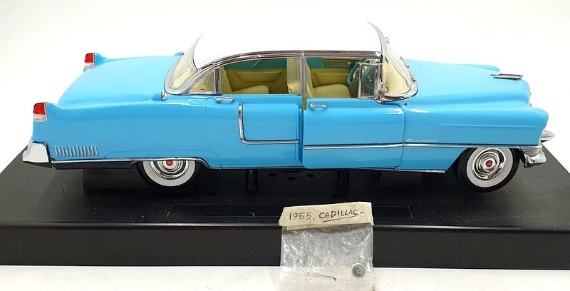 Greenlight 1/18 Scale 12924 - 1955 Cadillac Fleetwood Series 60 Special Blue - Image 4 of 4