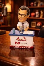 St Louis Cardinals Talking Harry Caray Bobblehead  Untested Voice Chip Included