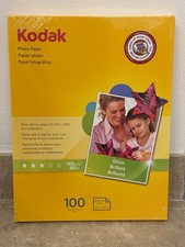 Kodak Photo Paper Gloss 100 Sheets 8.5 x 11 Brilliant 820 9017 New Unopened