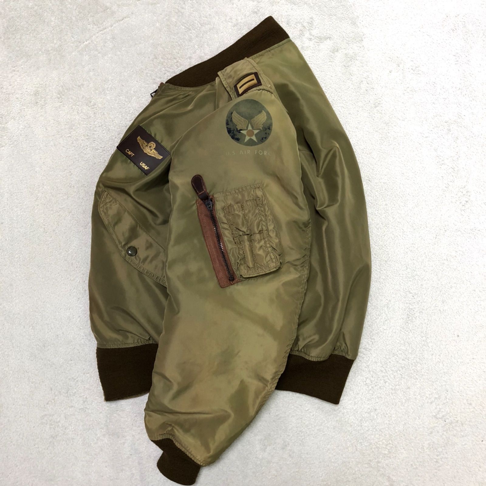 BUZZ RICKSON'S L-2 Flight Jacket M-code Patch 38 … - image 3