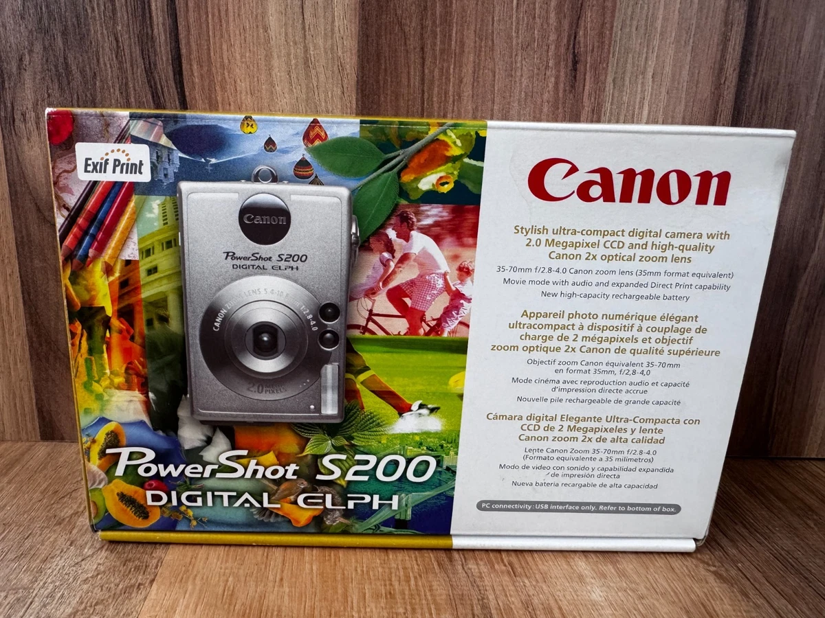 Canon PowerShot S200 Digital Cameras for sale | eBay