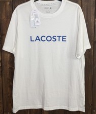 Lacoste Sleepwear Medium Men's Logo Graphic Crew Short Sleeve Sleep T-Shirt