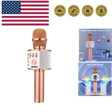 Portable Handheld Karaoke Microphone with Bluetooth - Ideal for Parties  Gifts