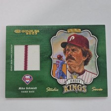 2003 Donruss Jersey Kings 25 Mike Schmidt Jk-18 Hof Philadelphia Phillies
