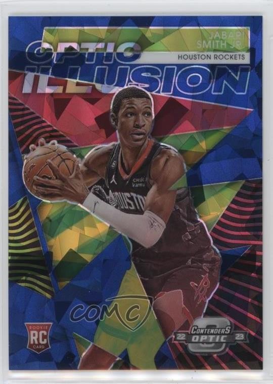 2022-23 Panini Contenders Optic Illusion 46/75 Jabari Smith Jr #7 Rookie RC 15ej