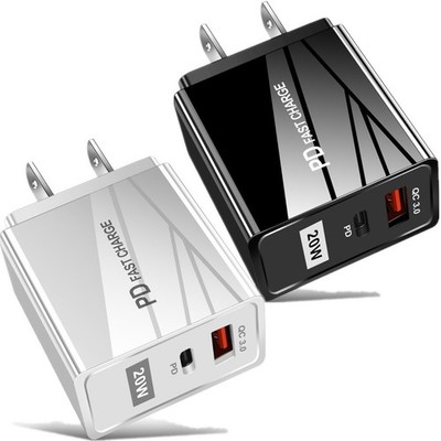 20W Super Fast Charging USB Type C Wall Charger For Samsung iPhone Android Phone
