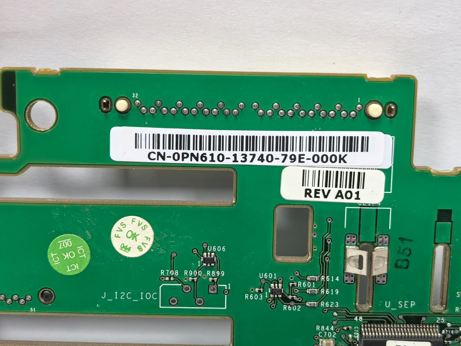 Dell PWB H6180 REV.A01 DELL PN610 PWB H6180 REV.A01 BACKPLANE BOARD 3