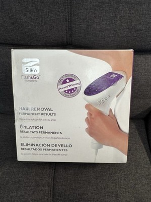 SILK'N FLASH & GO Permanent HAIR REMOVAL Device Open Box