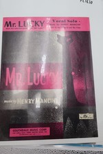 MR LUCKY SHEET MUSIC HENRY MANCINI VOCAL SOLO SOUTHDALE 95 CENT