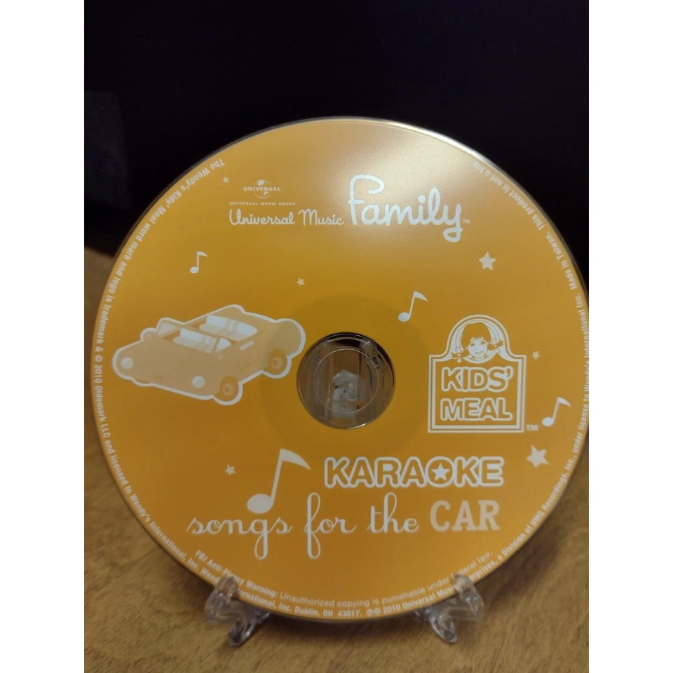 Karaoke Songs For The Car by Various Artists (CD, 2010, Wendy's) - Image 3 of 4