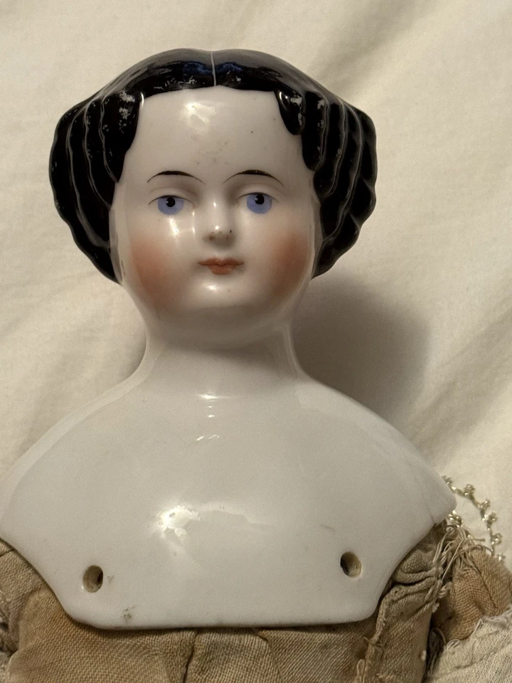 Antique German 1860s China Head Doll - Image 4 of 4