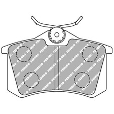 Satz Bremsbeläge Bremsklötze hinten für Audi Allroad C5 4BH B3 8G7 TT id56402
