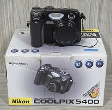 Nikon COOLPIX E5400 5.1MP Digital Camera Complete In Box - TESTED -