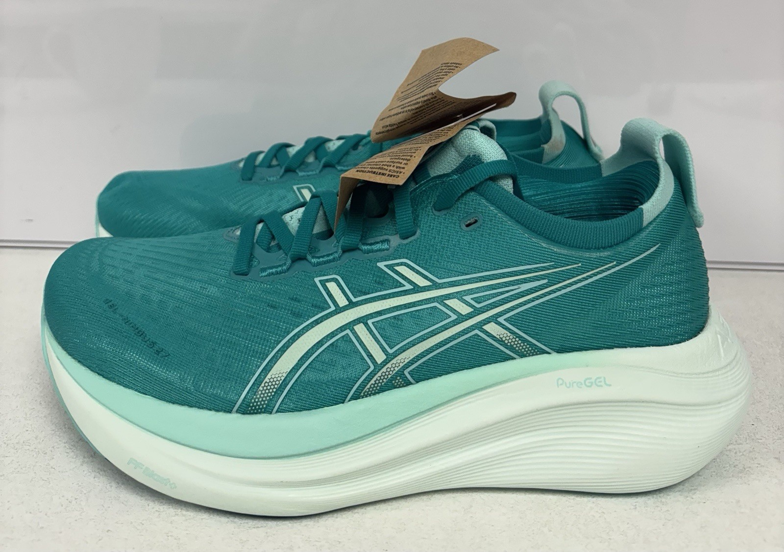 ASICS Nimbus 27 Trainers Green Size Uk 7 New GENUINE RRP £179 #I17 image 2