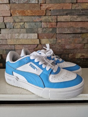 Puma CA Pro Classic Blau/Weiß Leder Sneaker - Größe 5,5 UK. sehr guter Zustand