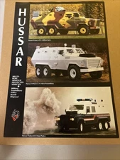VTG Hotspur Cars Limited Land Rover Hussar Armored Military Vehicle Brochure