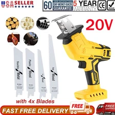 Brushed Cordless Reciprocating Saw For Dewalt 20V Max Variable Speed Tool Only