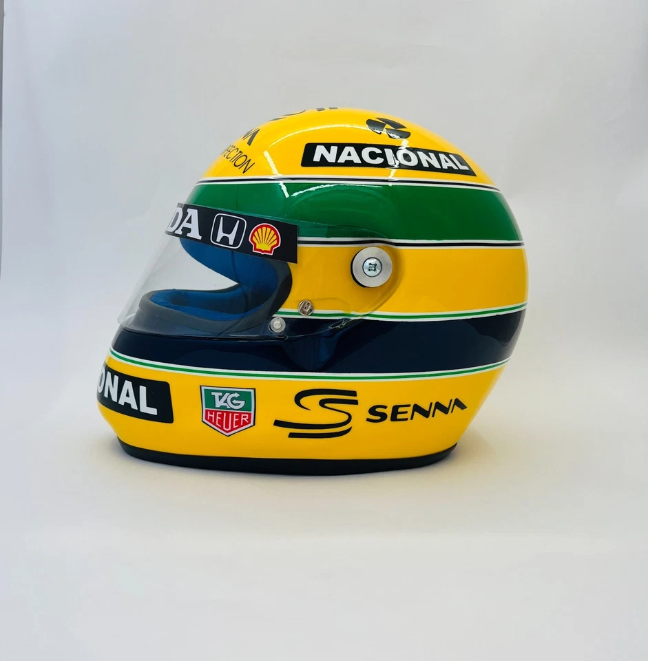 AYRTON SENNA 1993 PARIS BERCY HELM (FULL SIZE - SCALE 1/1) BRANDNEU - Bild 2 von 4