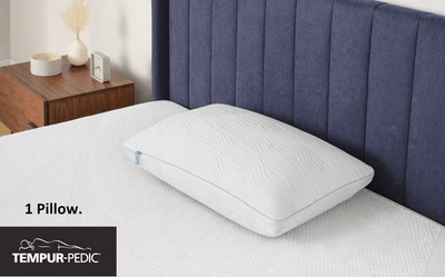 (1) One Tempur Pedic Queen Bed Cooling Pillow Memory Foam Size 24''x16''x5'' Sealed