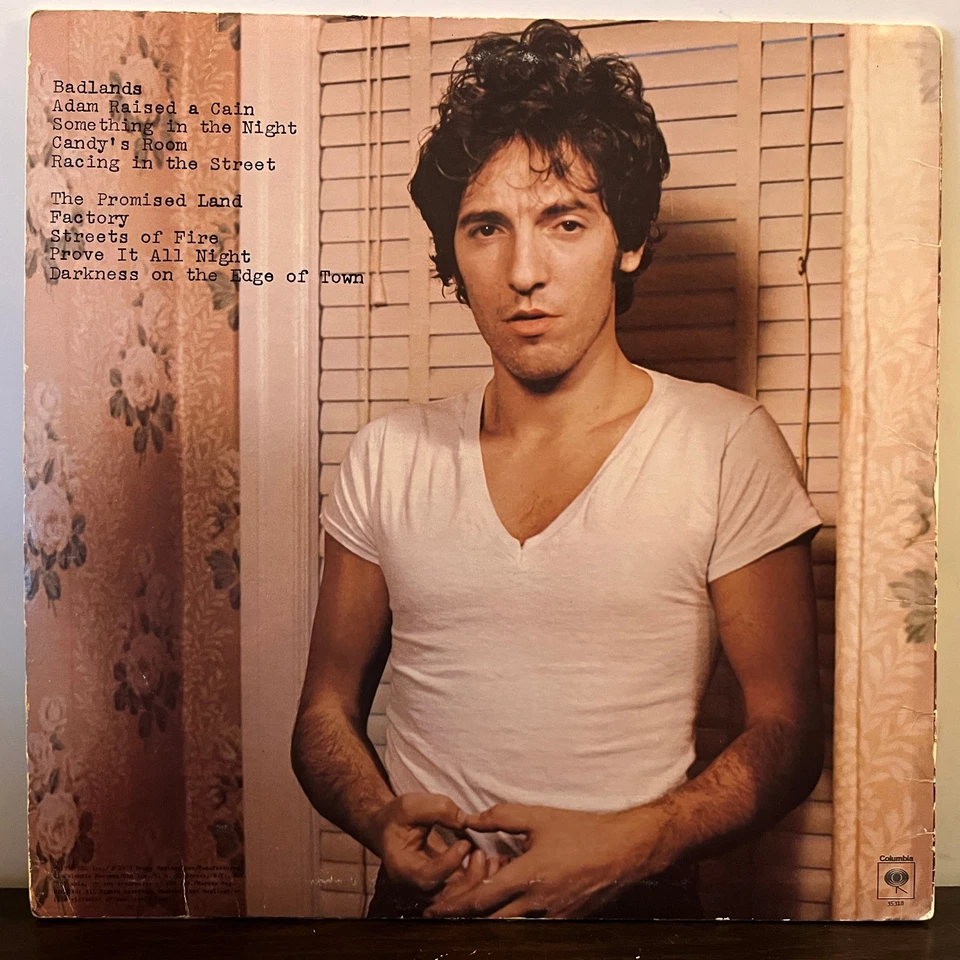 BRUCE SPRINGSTEEN - Darkness On The Edge Of Town 1978 - 12" Vinyl Record LP - VG - Image 2 of 4
