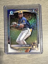 2025 Bowman Baseball Luis Pena MOJO Chrome Refractor BCP-38 1st Bowman