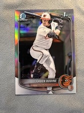 Caden Bodine 2025 Bowman Draft #BDC-63 Orioles 1st Chrome Logofractor #/35 ERROR